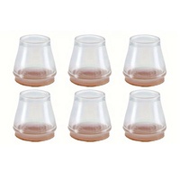 6/10 pièces rond Transparent Table et chaise pied couverture muet résistant à l'usure antidérapant sol protecteur tabouret Table jambe tapis de protection