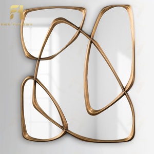 Table <span class=keywords><strong>console</strong></span> de <span class=keywords><strong>chambre</strong></span> à <span class=keywords><strong>coucher</strong></span> de salon portable pour la maison et l'hôtel avec miroir de conception artistique miroir de sol décoratif à côté - Product Image 1