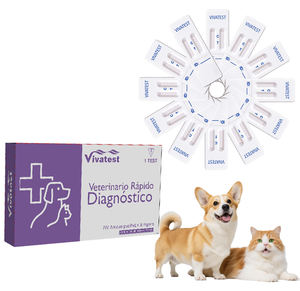 Equipamento Veterinário Cão Veterinário Sangue Parasitas Kit De Teste Rápido Detecta CHW EHR BAB ANA LYME Anaplasma e Ehrlichia - Product Image 1