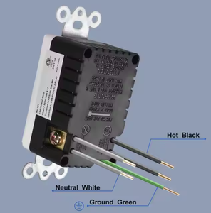 5V 4.2A USB Loại A & C 15A 125V tường ổ cắm 2 AC cửa hàng với ánh sáng ban đêm USB cắm & ổ cắm - Product Image 3
