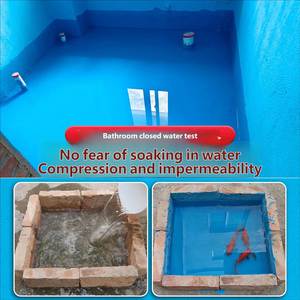 Flexible Polymer Modified <b>Waterproof</b> Coating for Shower Room Toilet Anti-Leakage - Product Image 3