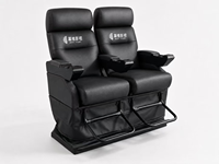 Siège de cinéma moderne de haute qualité à 3 degrés de liberté, fauteuil inclinable 4D avec mouvement de siège pour salle de cinéma