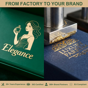 Caja de Perfume Ecológica de Lujo con Estampado Dorado, Caja Rígida Magnética con Certificación FSC para Fragancias, con Logotipo Personalizado para Perfume Francés de 100 ml - Product Image 5