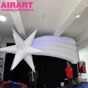 Mascota Inflable Personalizada para Desfiles, Marioneta Inflable de Estrella Blanca Grande - Product Image 3