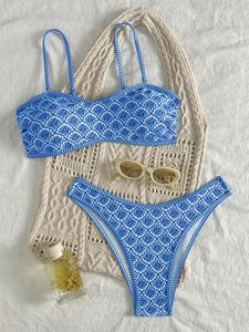 Ensemble <span class=keywords><strong>de</strong></span> <span class=keywords><strong>maillot</strong></span> <span class=keywords><strong>de</strong></span> <span class=keywords><strong>bain</strong></span> vintage à motifs pour femmes, avec haut rembourré et bas string, pour la plage, la piscine, les vacances, <span class=keywords><strong>maillot</strong></span> <span class=keywords><strong>de</strong></span> <span class=keywords><strong>bain</strong></span> deux pièces - Product Image 3