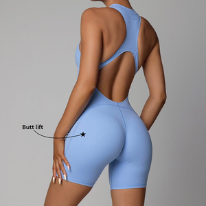 Плюс размер половина молнии Йога Боди Йога комбинезоны - Product Image 6