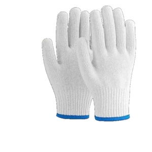 Guantes de Algodón Ligeros de Fábrica con Textura de Grano Blanco, Negros Multicolor, para Trabajo, Construcción, Cuarto Limpio, Resistentes al Frío y al Calor - Product Image 3
