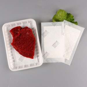 Almohadillas Absorbentes de Polímero Súper Absorbente para Carne Fresca, Color Negro, 170x100mm, 3000 Unidades/Caja, 60ml/Unidad, Blanco, Negro / MY-B160100-02, 7 Días - Product Image 1