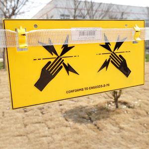 Custom <strong>Perimeter</strong> <strong>Security</strong> Electric Fence Alarm System Electric Fencing Warning Sign - Product Image 2