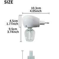 Diffuseur électrique à brancher personnalisé, écologique, pour la maison, avec indicateur lumineux, recharge par huile parfumée à faible concentration