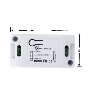 مفتاح تحكم عن بعد لاسلكي MHz V قناة واحدة 10A لوحة تحكم في التتابع تركيبات إضاءة - Product Image 2