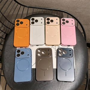 เคสโทรศัพท์มือถือกระจกฝ้าสีดั้งเดิม Ag สำหรับ iPhone 17 16 15 14 Pro Max, เคสกระจก Ag สำหรับ iPhone 17 Pro Max - Product Image 1