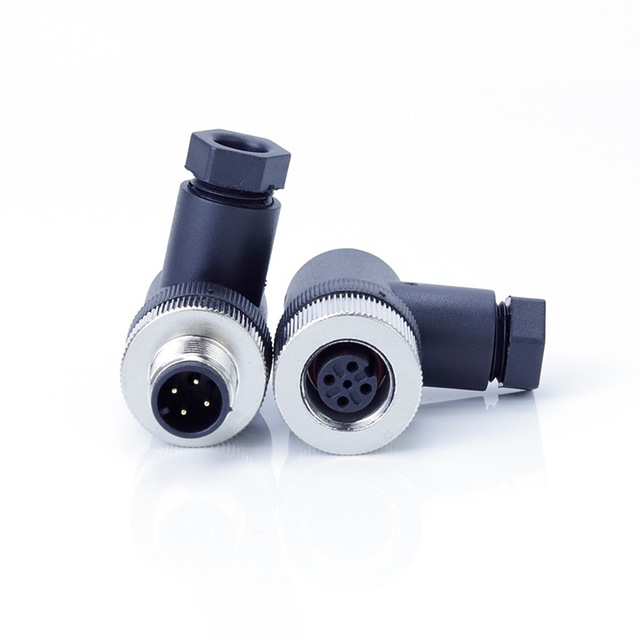 Customization a B D Coding 2 3 4 5 8 Pins Field Wireable M8 M12 Straight Sensor Connector Field Wireable Connector