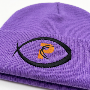 Gorro de Invierno Económico y Moderno, Personalizado con Parche Tejido, 100% Acrílico, con Diseño de Puntos, Lazo y Botón - Product Image 2