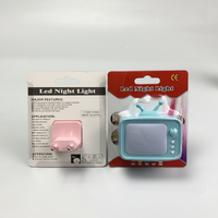 Lampe de nuit LED en forme de téléviseur rétro GL-W131, lampe murale à brancher, mini téléviseur vintage mignon pour la chambre à coucher, décoration de la maison