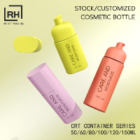 Emballage plastique personnalisé pour cosmétiques, soins du visage, 50 ml, 60 ml, 120 ml, 150 ml, flacons de toner avec pompe à lotion, étiquette privée