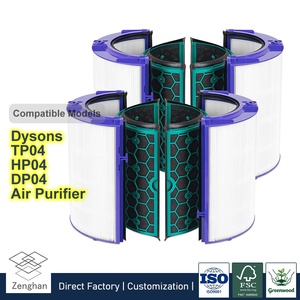 Filtre à charbon HEPA pour <span class=keywords><strong>purificateur</strong></span> d'air <span class=keywords><strong>Dyson</strong></span> <span class=keywords><strong>HP04</strong></span> TP04 DP04 - 360 °   Remplacement de vitres Combi - Product Image 1