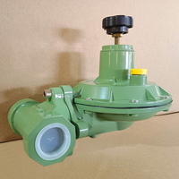 Régulateur de gaz GPL pneumatique basse pression à deux étages WF1803A-25 1 pouce, soupape de réduction de sécurité réglable pour la combustion de chaudières