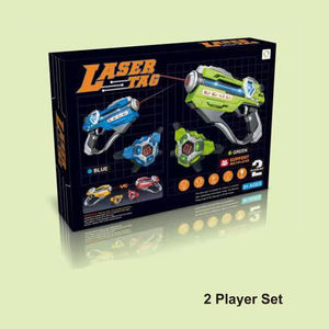 बच्चों के बच्चे इनडोर अभ्यास खेल वायु संचालित सुरक्षा पॉपपर लेज़र बनियान लेजर बंदूक खिलौना सेट - Product Image 5