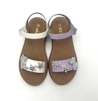 Sandales pour enfants à bout ouvert, avec design animalier élégant, logo personnalisé OEM, semelle extérieure épaisse en PVC, bride en T et tige respirante en PU