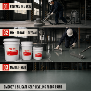 Pintura de Silicona para Pisos DIMEI EDM-S007, Super Resistente al Desgaste, para Concreto, Talleres, Garajes, Almacenes e Industrias - Product Image 6