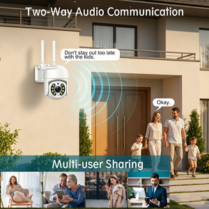 Cámara IP WiFi PTZ para Exteriores de 2K y 3MP, Monitor de Seguridad Impermeable con Vista de 360 Grados, con Nube/Tarjeta TF - Product Image 4