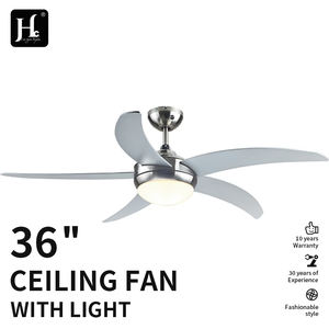 Ventilador de Techo para Sala de Estar con Luz, 3 Aspas, Control Remoto, Motor DC LED, 6 Velocidades, Diseño Moderno de Perfil Bajo - Product Image 2