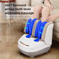 Machine électrique de muscle de veau de masseur de pied de rouleau de pétrissage de Shiatsu de chauffage avec des caractéristiques de massage de pression d'air de vibration