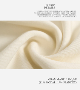 CNSHELL Nuova Maglietta a <span class=keywords><strong>Maniche</strong></span> <span class=keywords><strong>Lunghe</strong></span> in Tessuto Modal con Logo Personalizzato, Moda 'FITS EVERYBODY', Effetto Nudo, per Yoga, Casa e Lingerie - Product Image 5