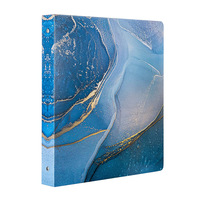 Carpeta de papel A5 A4 B5 con impresión personalizada, carpeta de diseño único, carpeta de documentos con divisores, carpeta de 3 anillos, archivador