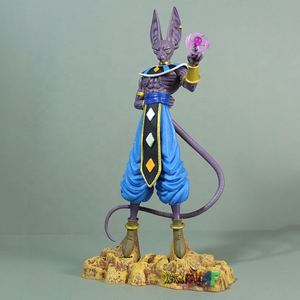 Figurine en PVC de dessin animé, jouet modèle de collection, drag-on ball Z, super dieu de la destruction Beerus, pleine puissance, 30cm - Product Image 5