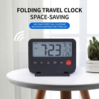 Tragbare Faltbare Multifunktionale Digitale Reiseuhr mit Alarm Timer Temperaturanzeige für Hotel Geschäftsreisen