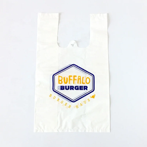Bolsas de Plástico Personalizadas con Impresión para Camisetas, para Empacar <span class=keywords><strong>Hamburguesas</strong></span> de Buffalo para Llevar - Product Image 1