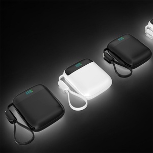 Batterie externe portable 10000mAh 20000mAh avec affichage numérique, charge rapide 22.5W, câble intégré - Product Image 2