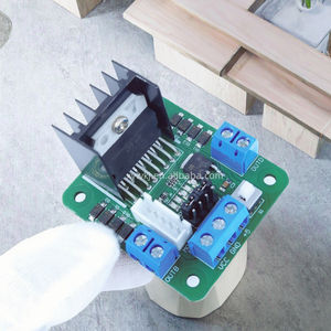 Carte de développement <span class=keywords><strong>L298N</strong></span> pour moteur pas à pas CC - Accessoires pour robot véhicule intelligent avec manipulateur - Product Image 3