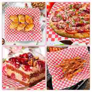 High Quality Customized Printed Logo and Size <b>Food</b> Grade Burger <b>Paper</b> Grade Greaseproof Meat <b>Wrapping</b> Coated <b>Paper</b> - Product Image 3