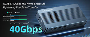 Acasis USB4对接40gbps m2 Nvme冷却风扇迅雷外壳兼容USB4.0 3.<span class=keywords><strong>2</strong></span> 3.1 3.0 <span class=keywords><strong>2</strong></span>.0铝制时尚盒 - Product Image 2