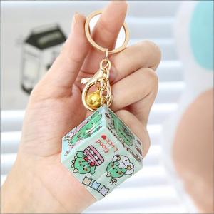 Portachiavi <span class=keywords><strong>Cubo</strong></span> <span class=keywords><strong>di</strong></span> <span class=keywords><strong>Rubik</strong></span> a Tema Cartone Animato, Regalo Creativo Antistress in Metallo, Accessorio per Zaino Studenti, Ciondolo Portachiavi - Product Image 4