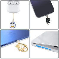 Bouchon anti-poussière USB personnalisé éblouissant avec cache-poussière USB Pedant mignon pour IPhone tablette ordinateur portable Type C Port de charge