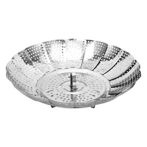 Stainless Steel Folding <b>Steamer</b> Tray Telescopic Multi Functional <b>Steamer</b> Basket For Xiaolongbao Small Medium Large - Product Image 1