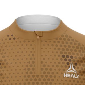 Vêtements personnalisés Veste de pêche respirante pour l'extérieur Veste Rash Guard pour hommes Slim Fit Half Zip - Product Image 4