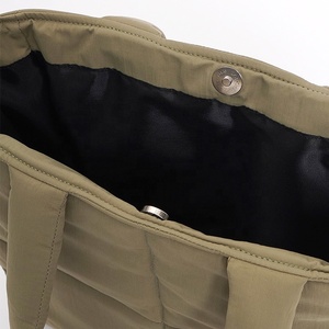 CHANGRONG Custom Nylon Puffer Tote <strong>Bags</strong> Durable and Custom Printed Logo - Product Image 6