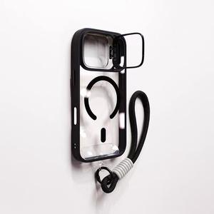 Étui de téléphone magnétique pliable avec support pour <span class=keywords><strong>iPhone</strong></span> 17 16 15 14 13 12 Pro Max Plus, coque de protection rétro tendance - Product Image 5