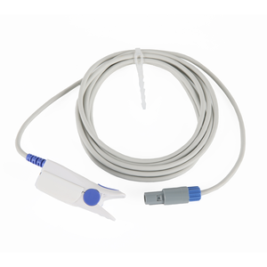 Sensor <span class=keywords><strong>de</strong></span> Oxímetro <span class=keywords><strong>de</strong></span> Pulso GMI G3D para Adultos, con Clip para <span class=keywords><strong>Dedo</strong></span>, Certificado CE, Material TPU, 3 Metros, Clase II, <span class=keywords><strong>Precio</strong></span> <span class=keywords><strong>de</strong></span> Fábrica - Product Image 2