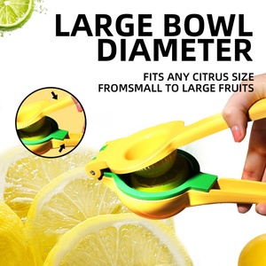 Dual-Layer Aluminum Alloy Lemon Juicer <b>Clip</b> 2-in-1 Manual Citrus Squeezer Kitchen <b>Tool</b> for Lemon Orange Lime - Product Image 6