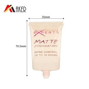 En gros rose vide 30ml ovale pe cosmétique <span class=keywords><strong>BB</strong></span> <span class=keywords><strong>CC</strong></span> crème tube en plastique avec bouchon à vis - Product Image 2