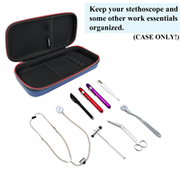 Trousse de Stéthoscope Portable et Personnalisable 2026 avec Tensiomètre et Sac de Rangement Médical |   Organisateur rigide en EVA