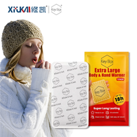 Chauffe-mains extra large en forme de boîte à clés, activé par l'air, à secouer pour chauffer, jusqu'à 18 heures, chaleur confortable à 50°C