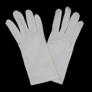 Cotton Ceremonial Gloves Eco-Friendly Bamboo Antibacterial Sweat Absorption Breathable Thin Beauty Moisture White Cotton Hand Gloves For Eczema