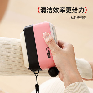 Lint Roller Portable Detachable Washable Dual Use Clothes Lint Remover Pink - Product Image 5
